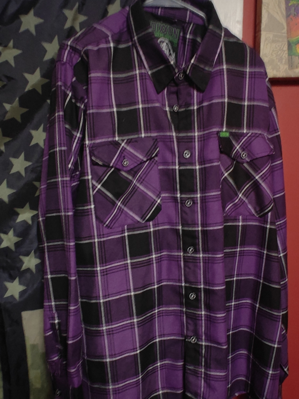Dixxon Flannel Co. "The Regan" (The Exorcist) Purple *Men's Size 2XL LONG GONE